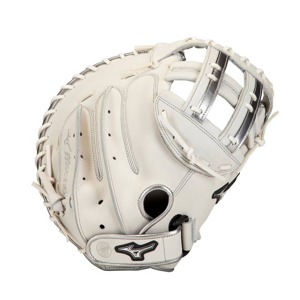 Catchers Mitt Mizuno MVP Prime SE Fastpitch 34" Mujer Blancas/Plateadas Ofertas UEOA-98730